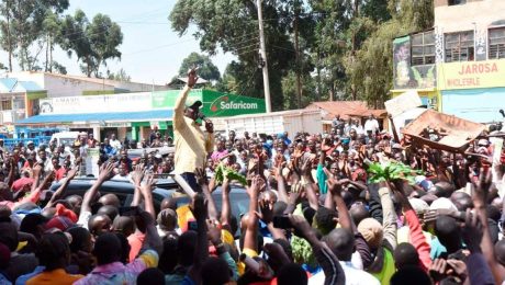 Deputy President William Ruto addressing residents of Chavakali in Vihiga county on 6th January 2022. PHOTO | ISAAC WALE | NMG